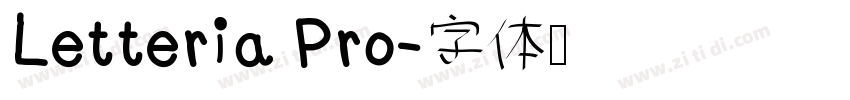 Letteria Pro字体转换